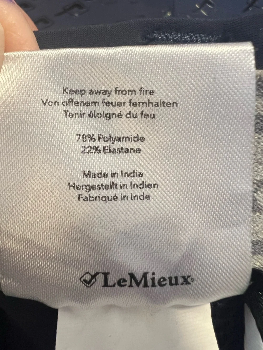 LeMieux Dynamique Breech - Sz 30 - navy